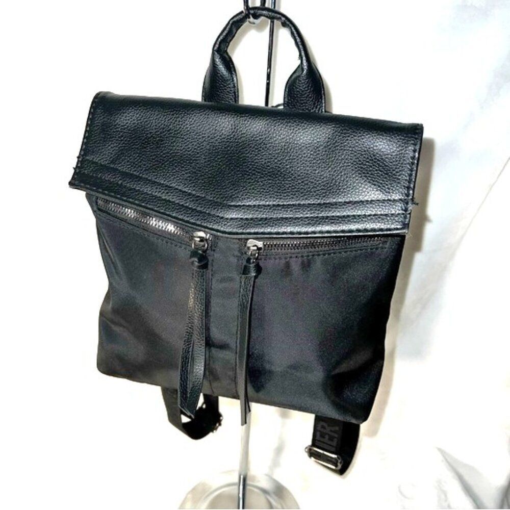 Botkier Black Leather Backpack